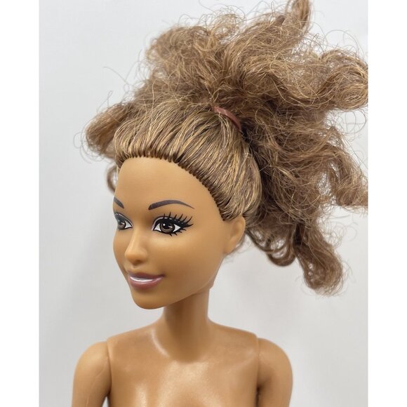 2015 Barbie Doll African American Curly Hair Redress Nude for OOAK - Picture 4 of 9